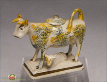 A Miniature English Creamware Staffordshire Cow Creamer C1790 Archive
