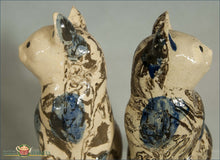 A Pair Of Agate Cats