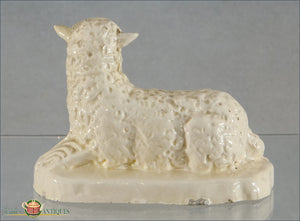 An English Creamware Staffordshire Sheep C1780-90 18Th Century Pottery