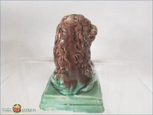 An English Pearlware Lion In Pratt Colors Attributed To Ralph Wood Ii C1789-1799 Pre 1840