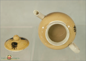 English Mocha Dendrite Teapot Recent Acquisitions