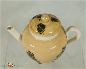 English Mocha Dendrite Teapot Recent Acquisitions