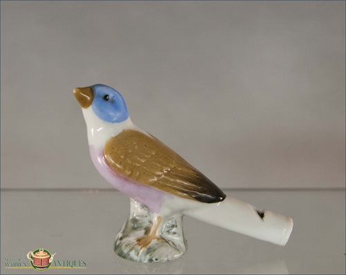 English Porcelain Bird Whistle Circa 19Th Century Recent Acquisitions