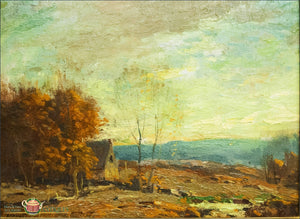 November In New England - George M. Bruestle Painting From The 19Thc Through Today