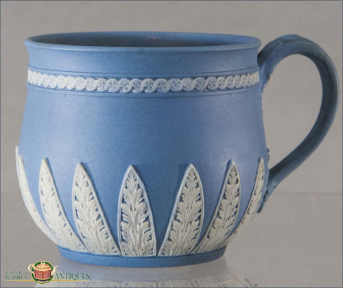 Wedgwood Blue Jasper Teacup 19Th Century English Pottery